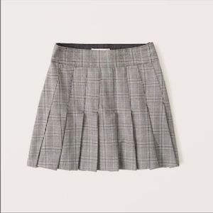 Abercrombie & Fitch Plaid Pleated Mini Skirt sz S NWT